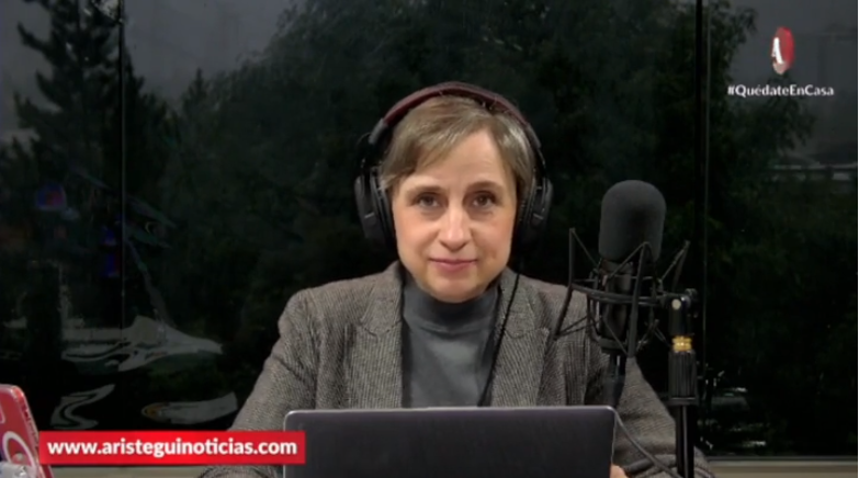Aristegui: Absoluto despropósito que la Presidencia se erija como poseedora de la verdad | Video