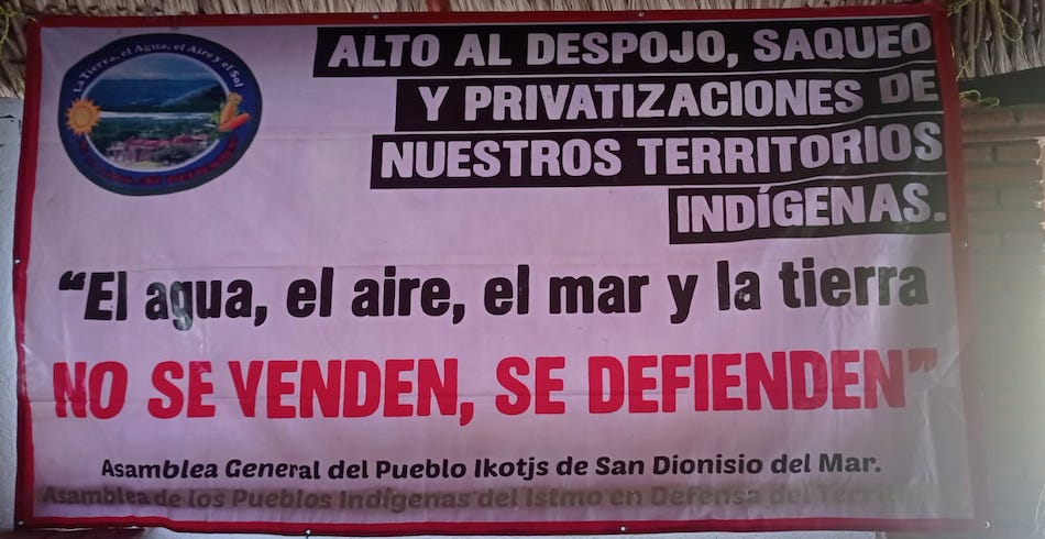 “El Istmo que queremos y defendemos no es para megaproyectos”: pueblos y colectivos oaxaqueños