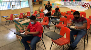 Después de un año, vuelvan a las aulas en la Secundaria “Enedino Jiménez” de Juchitán Oaxaca
