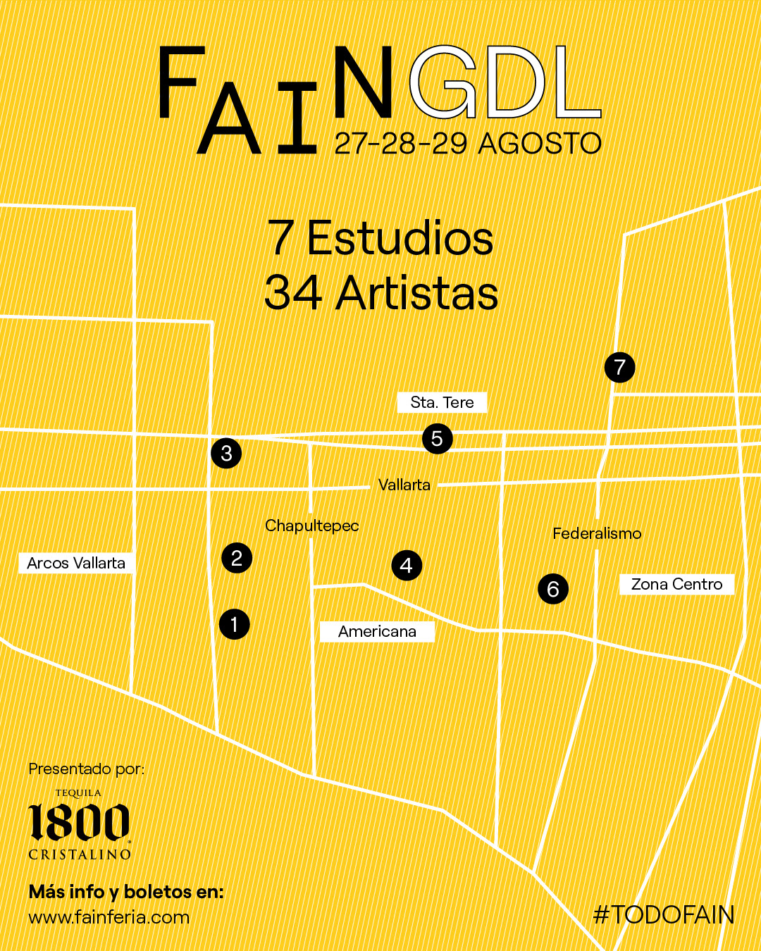 ¡Todo listo para la FAIN Guadalajara!  La feria de arte que transformó el modelo tradicional de las ferias de siempre.
