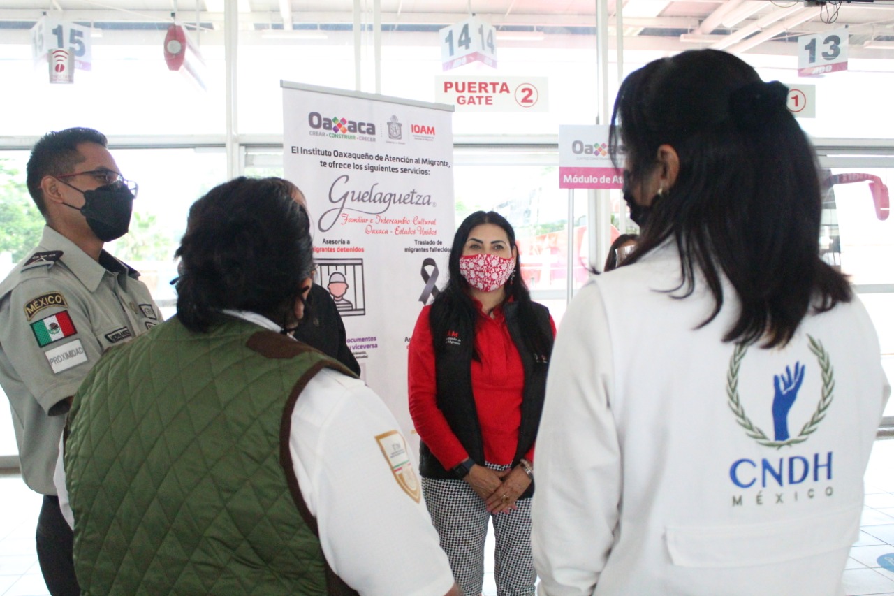 Concluye IOAM operativo “Bienvenido Oaxaqueño y Oaxaqueña Migrante”