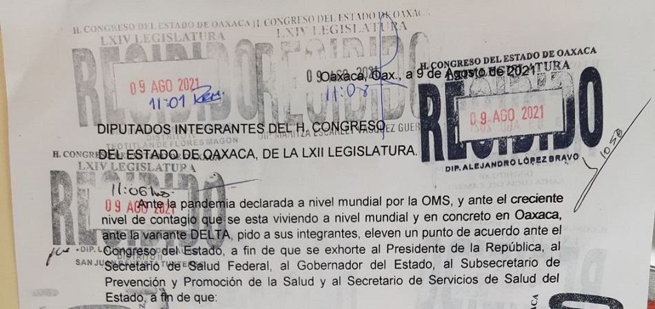 Madre de familia pide a diputados solicitar a AMLO vacunación a menores de 12 a 18 años vs COVID en Oaxaca