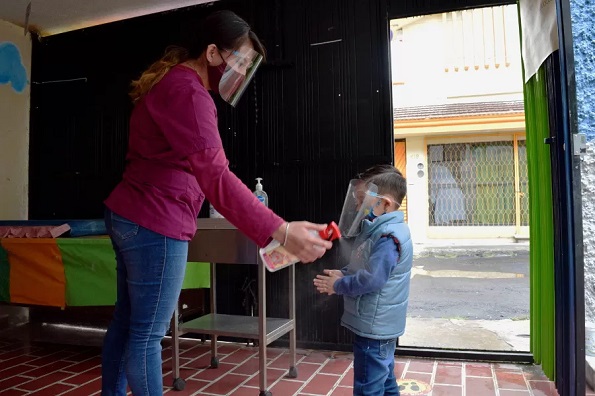 Así han vivido las niñas y niños el regreso a clases en Puebla