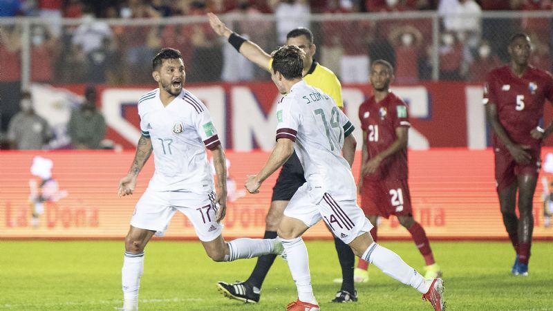 «Tecatito» rescata el empate ante Panamá y México lidera eliminatoria para Qatar 2022