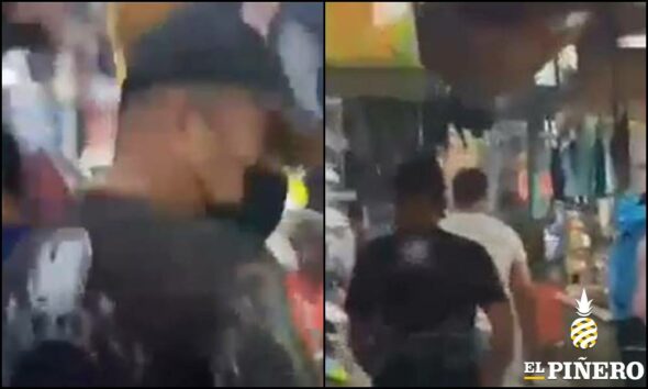 Presuntos policías estatales, iban por cobro de derecho  de piso y salieron correteados en mercado de Oaxaca