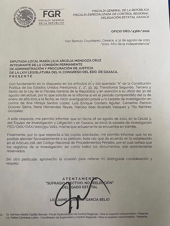 Magistrados del TSJE son denunciados ante la FGR por buscar ventaja procesal para perpetuarse en el cargo