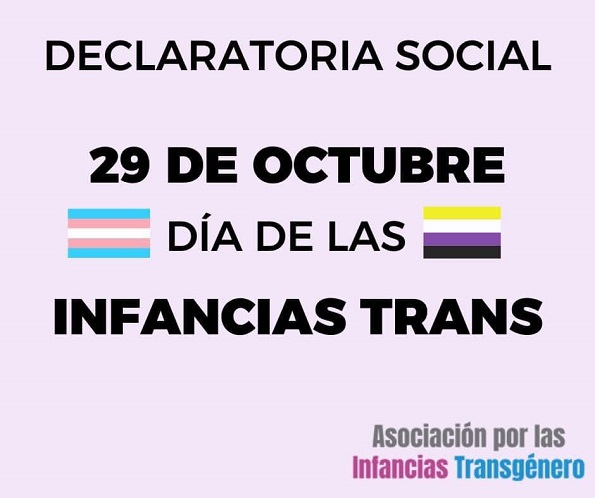 Organizaciones declaran socialmente el “Día de las infancias y adolescencias trans”