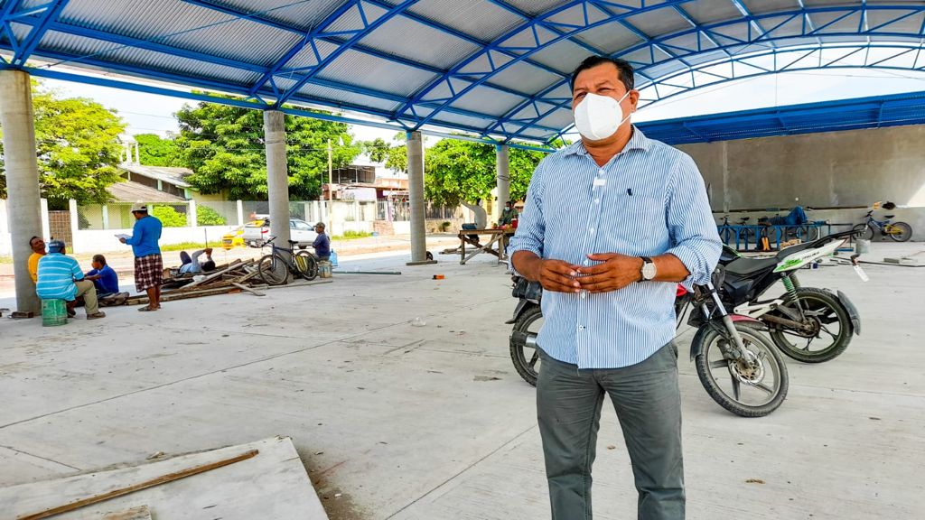 90 por ciento, avance en construcción de domo en la Colonia Gustavo Pineda: director municipal de Obras Públicas