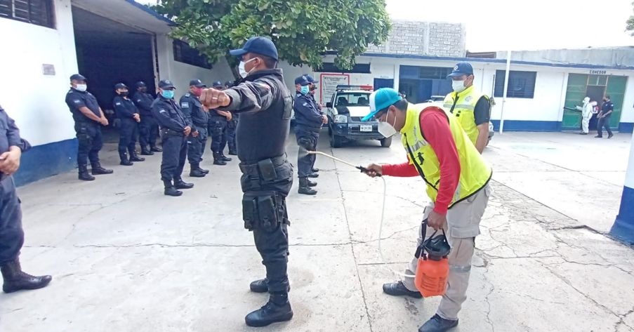 Desinfecta Ayuntamiento instalaciones de la Cuarta Delegación Regional de la PABIC