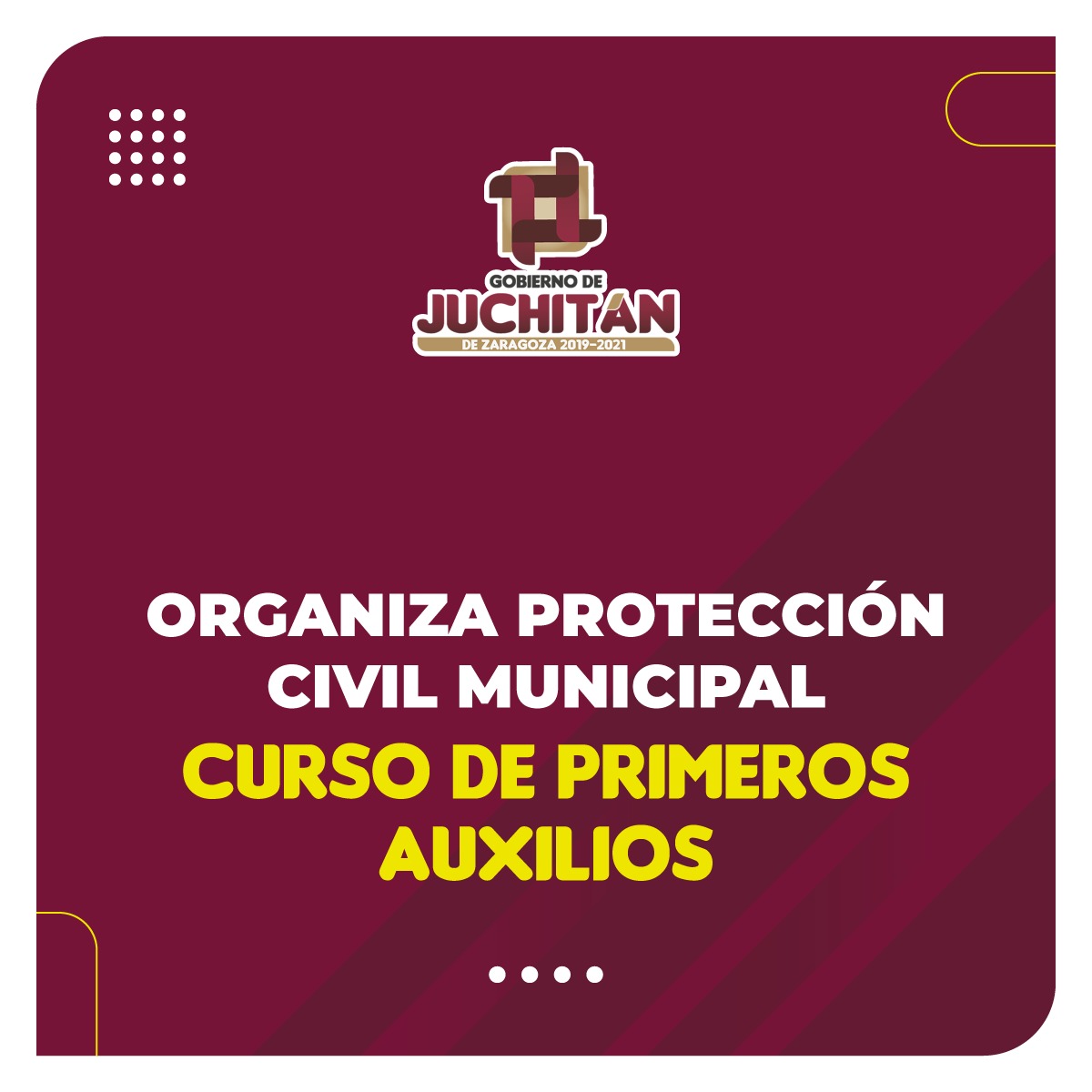 Organiza Protección Civil Municipal Curso de Primeros Auxilios