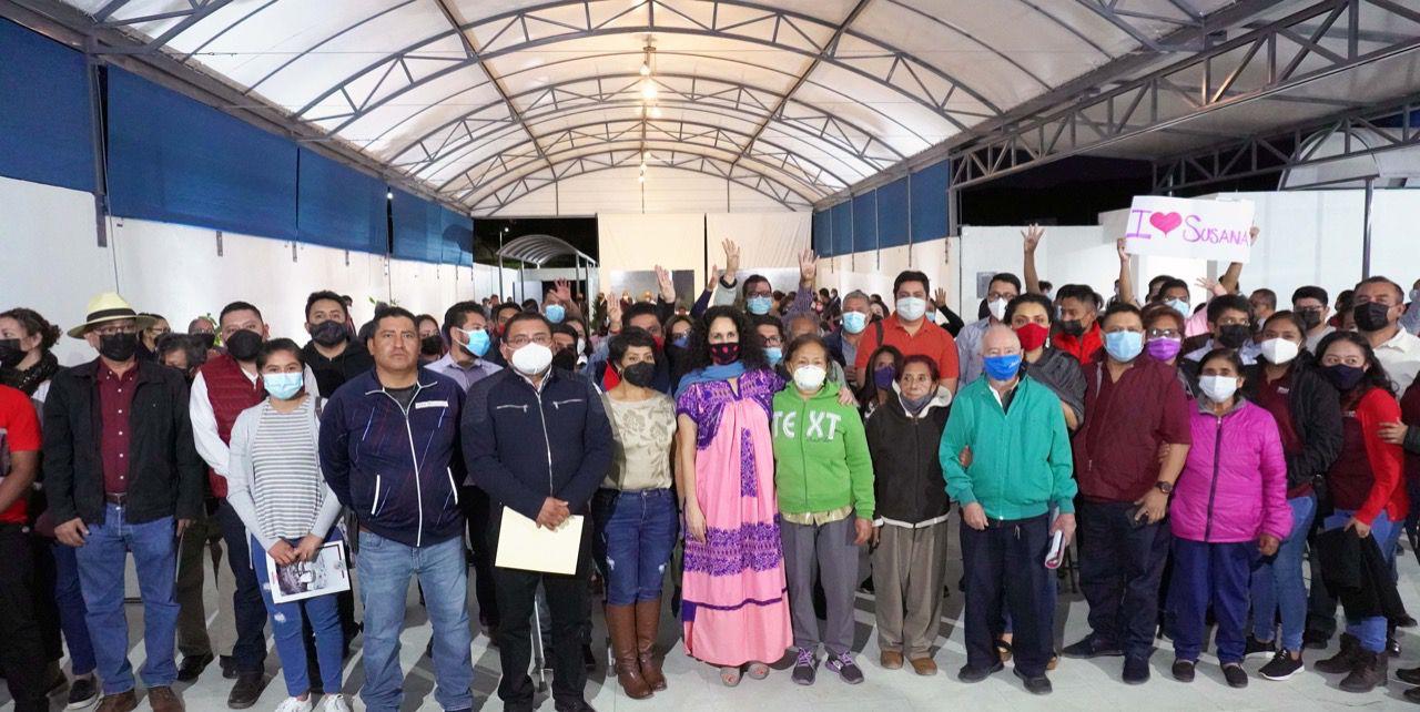 Respaldan municipios del Valle Eteco a la Senadora Susana Harp