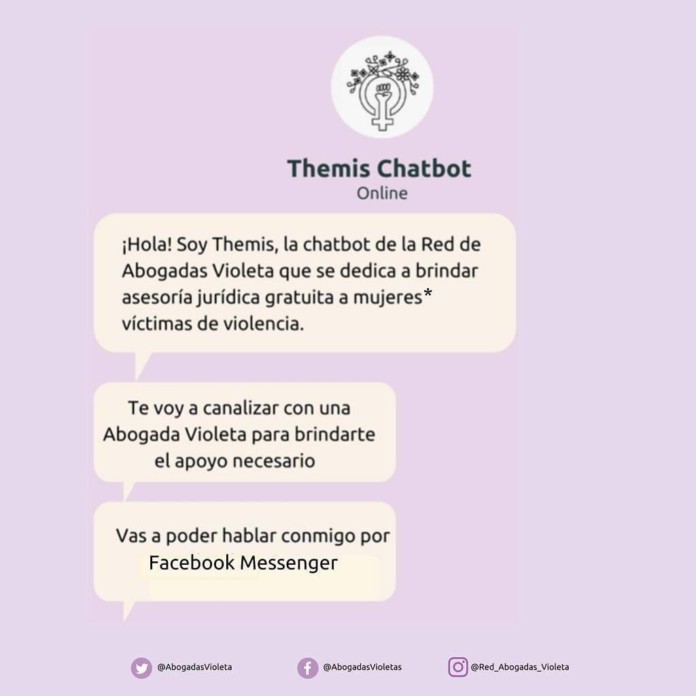 Themis: una herramienta para mujeres y personas no binarias que requieren asesoría jurídica
