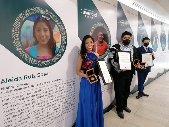 “Una acción pequeña cambia el mundo”: Aleida Ruiz Sosa, la activista oaxaqueña que ganó el Premio Nacional de la Juventud 2021