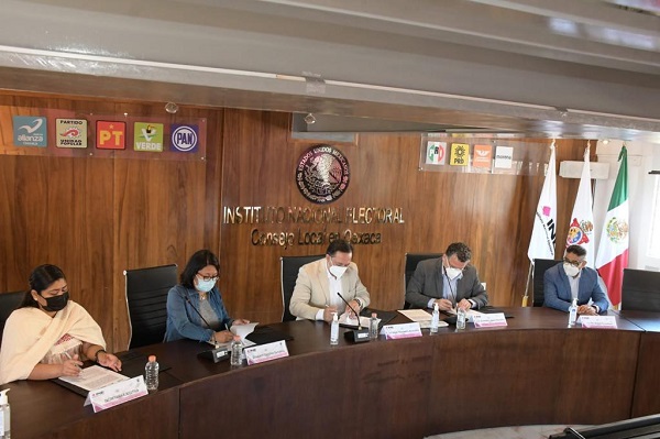 Firman IEEPO, INE y el IEEPCO convenio de colaboración que facilite uso de escuelas públicas en el Proceso Electoral Local 2022
