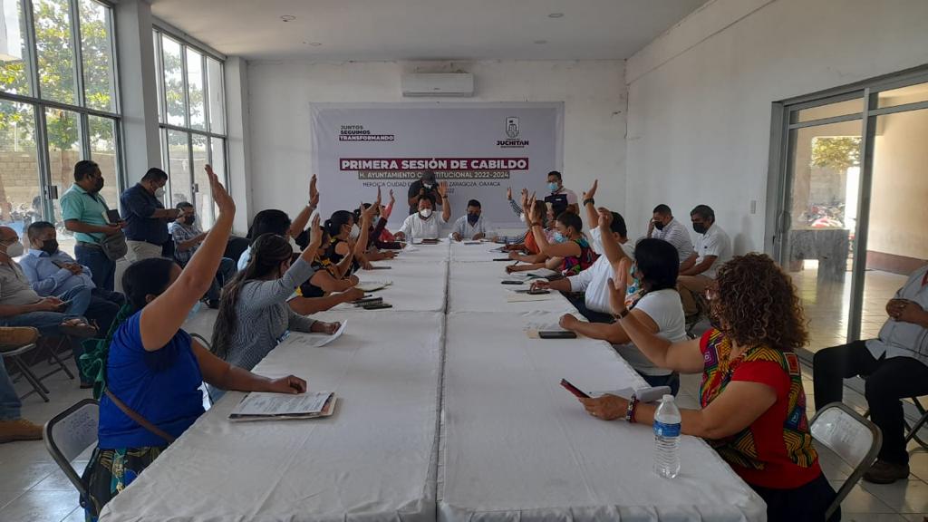 Acuerda cabildo gestionar reinicio de reconstrucción de edificios emblemáticos de Juchitán