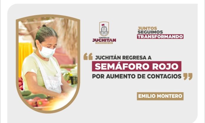 Juchitán regresa a semáforo rojo por aumento de contagios de covid-19: Emilio Montero