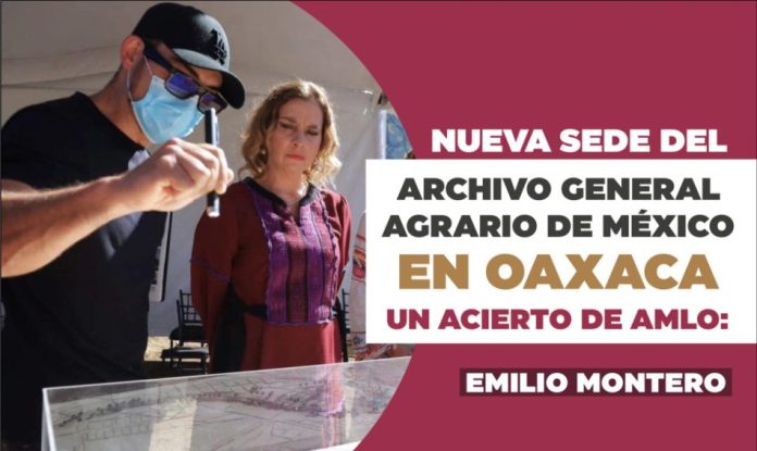Nueva sede del archivo general agrario de méxico, en Oaxaca, un acierto de AMLO: Emilio Montero