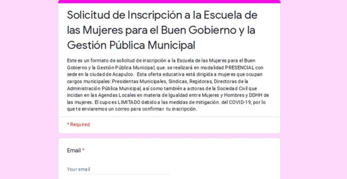 Nace Escuela de las Mujeres para el Buen Gobierno y la gestión pública municipal
