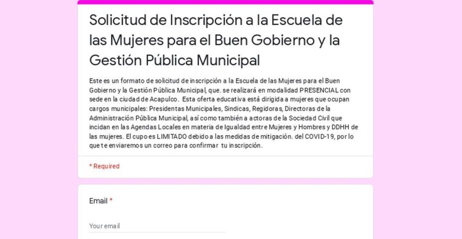Nace Escuela de las Mujeres para el Buen Gobierno y la gestión pública municipal