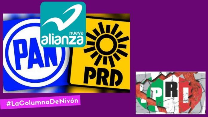 Dejan solo al PRI; posible candidatura común PAN-Panal y PRD en Oaxaca