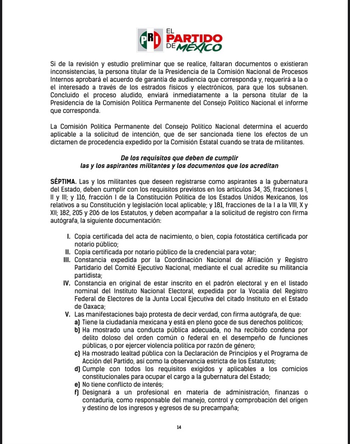 convocatoria