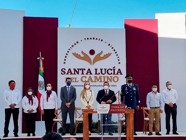 Toma protesta Juan Carlos García Márquez como Presidente Municipal de Santa Lucía del Camino