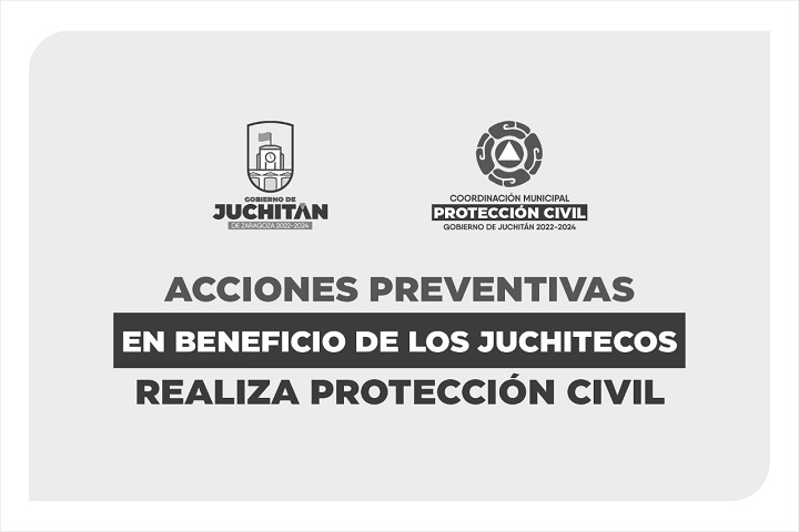 Acciones preventivas en beneficio de las y los juchitecos, realiza Protección Civil