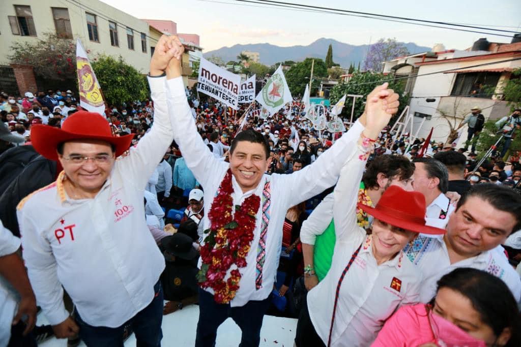 Pende de un hilo, candidatura de Morena en Oaxaca