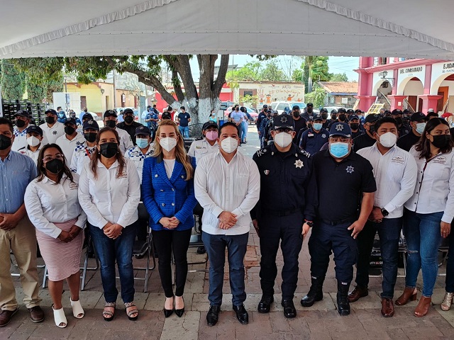 Atiende Juan Carlos García Márquez necesidades olvidadas de la Policía Municipal