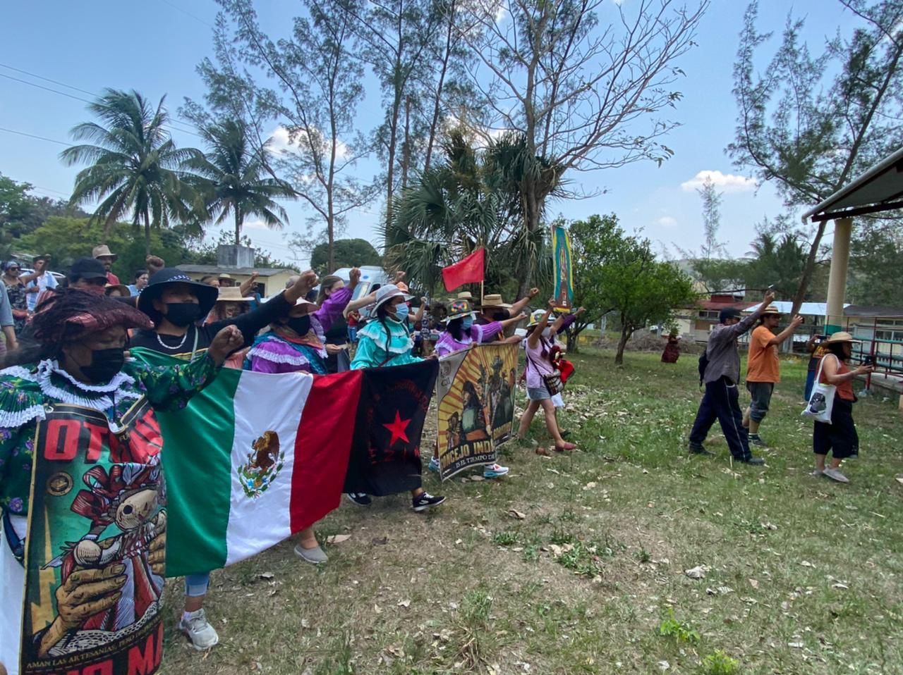 “No al interoceánico” reafirma Caravana por la Vida y el Agua a su paso por el Istmo de Tehuantepec