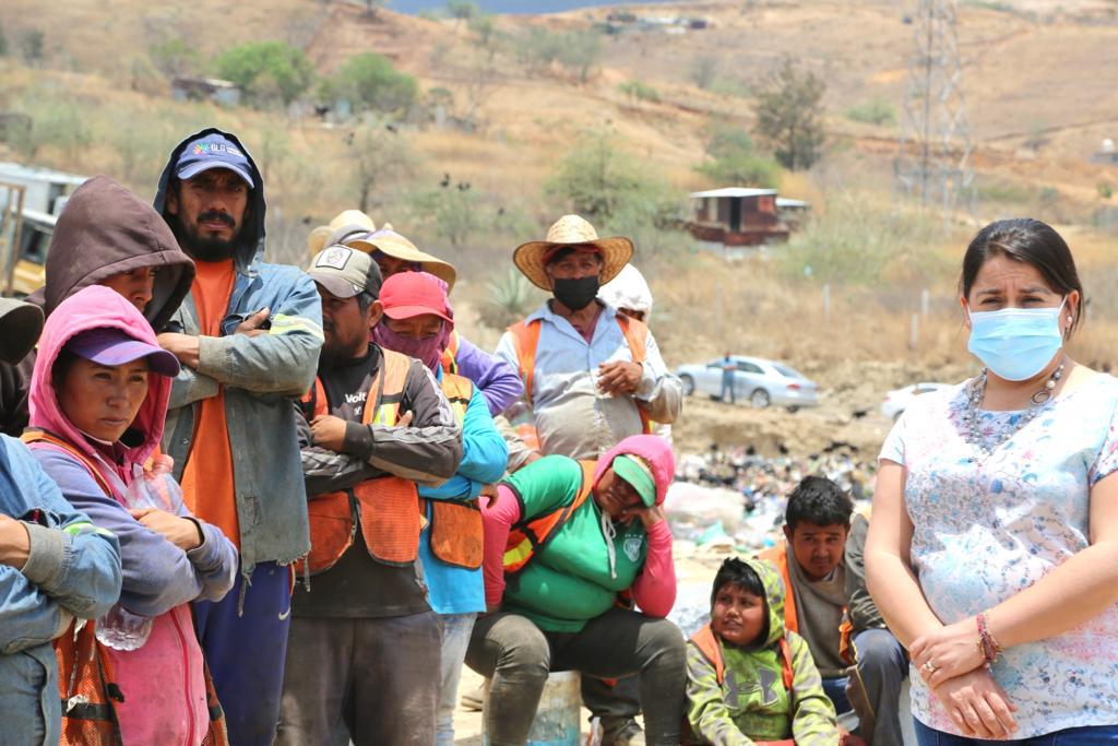 Pepenadores de Zaachila se suman con Naty Díaz para que sus hijos e hijas tengan mejores oportunidades