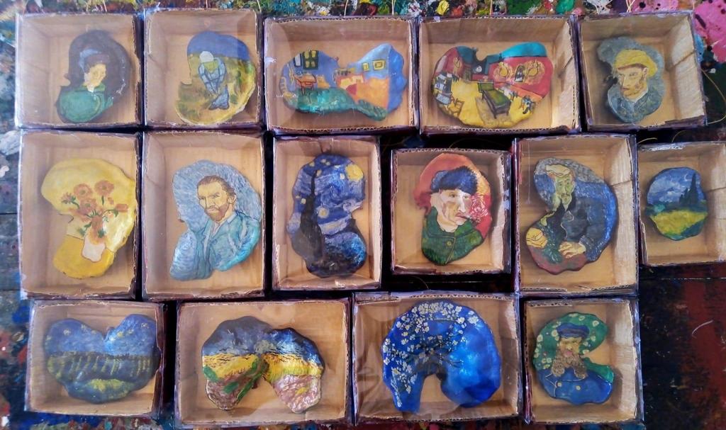 Artista zapoteca homenajea con exposición de arte y naturaleza a Vicent Van Gogh