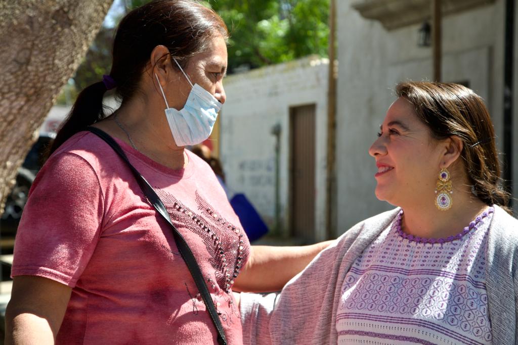 Zaachila votará por Naty Díaz, le dicen ciudadanos a la candidata