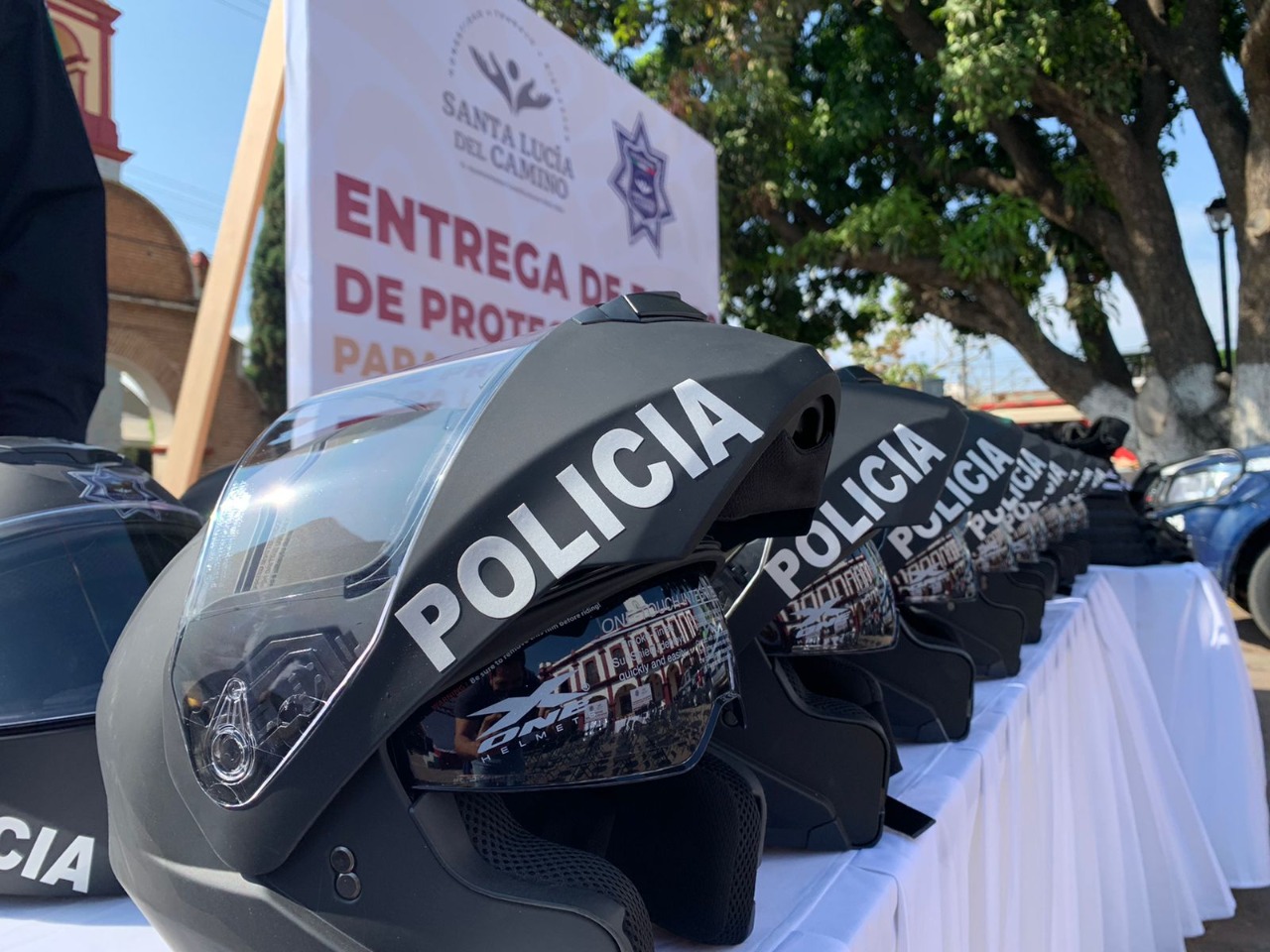 Presidente Juan Carlos García Márquez avanza en reforzar la seguridad en Santa Lucía del Camino