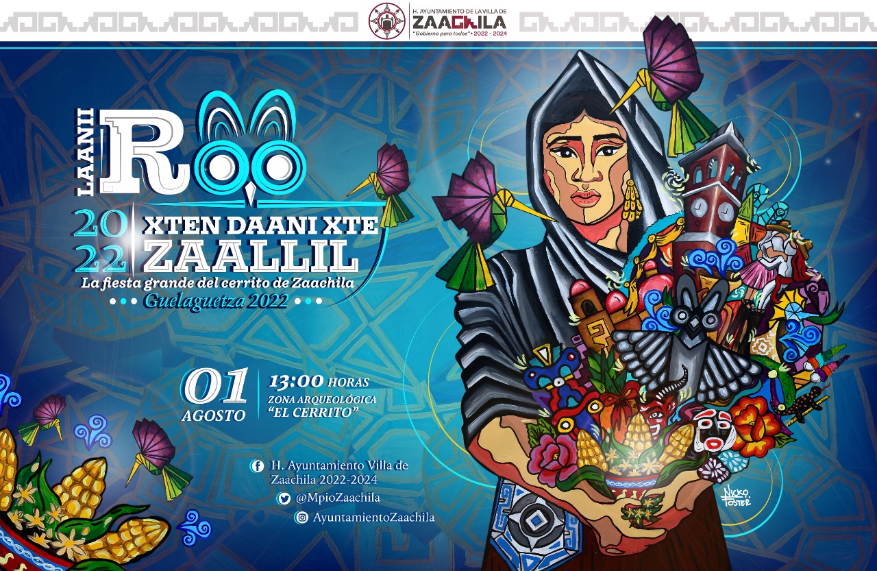 Programa de actividades de la Guelaguetza de la Villa de Zaachila