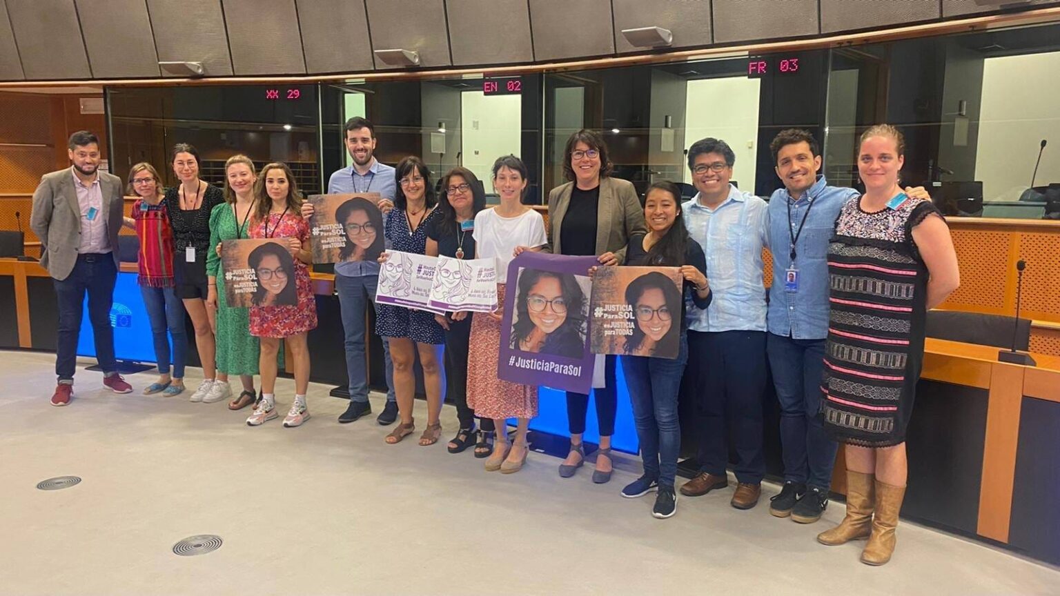 Ante Unión Europea Soledad Jarquín denuncia negación de justicia por feminicidio de su hija