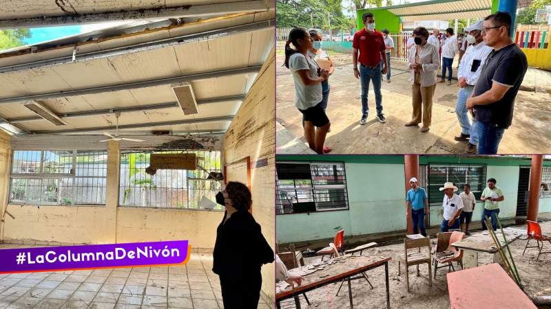 Sin reconstrucción 507 escuelas desde 2020 pese a presupuesto de $1200 mdp; Delfina Gómez de la SEP apenas se enteró