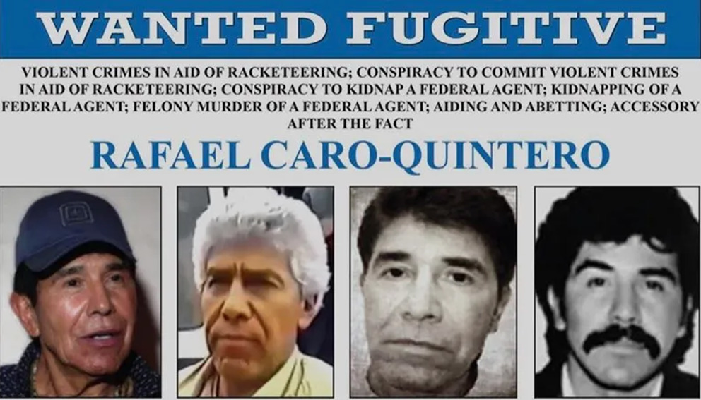 Marina recaptura a Caro Quintero; lo trasladan al Altiplano, donde espera su extradición