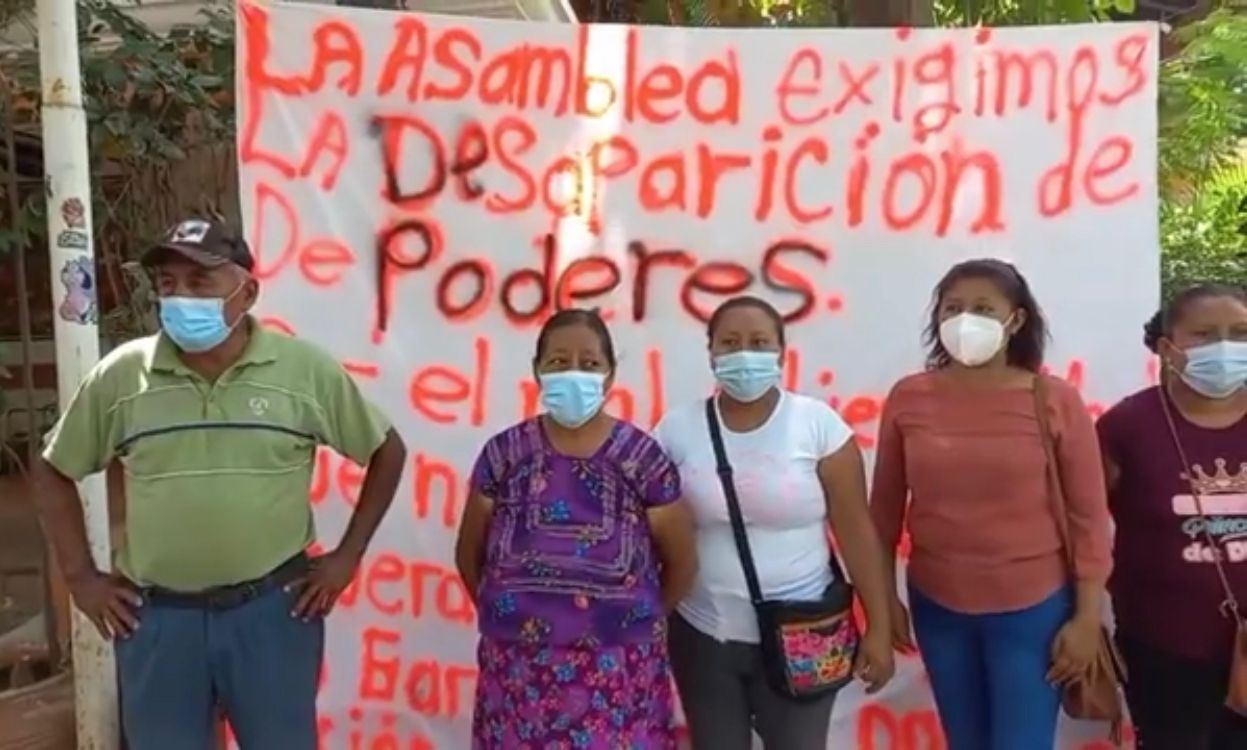 Agreden a integrantes de la Asamblea del Pueblo de San Dionisio del Mar; exigen desaparición de poderes