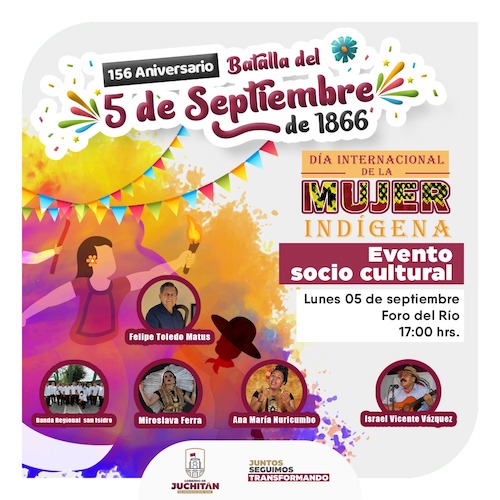 Evento socio-cultural por Día de la Mujer Indígena anuncia ayuntamiento juchiteco