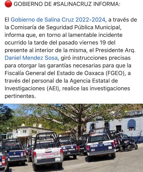Detienen a juez y tres policías municipales de Salina Cruz por caso de Abigail, quien fue detenida y luego apareció muerta en su celda