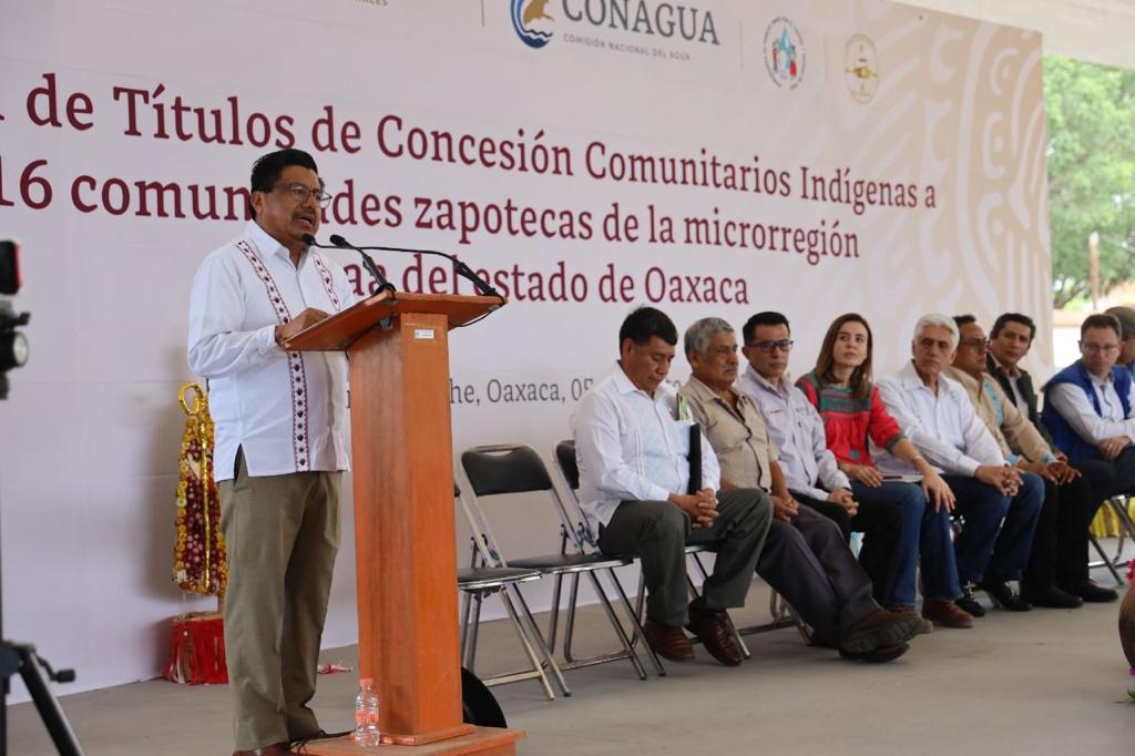 El Gobierno de México reconoce el derecho de los pueblos indígenas de administrar su agua, mediante los Títulos de Concesión Comunitarios