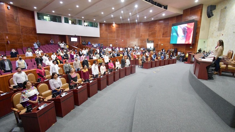 Clausura 65 Legislatura de Oaxaca segundo periodo ordinario de sesiones