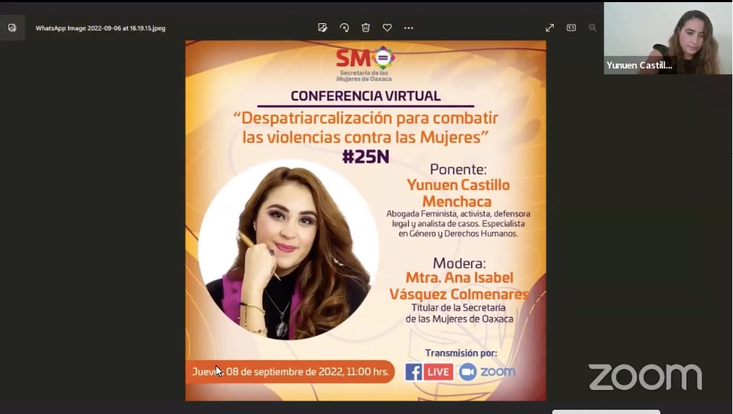 SMO llama a la despatriarcalización para erradicar las violencias contra las mujeres