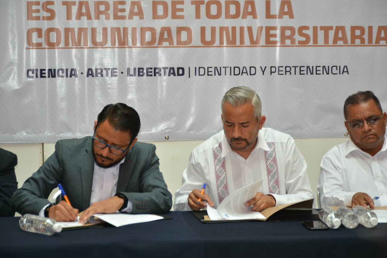 UABJO Y Protección Civil firman convenio de colaboración