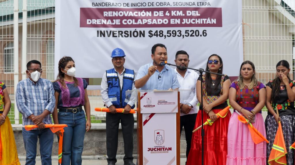 Asumí el reto de tocar puertas para abordar el grave problema del drenaje colapsado en Juchitán: Emilio Montero