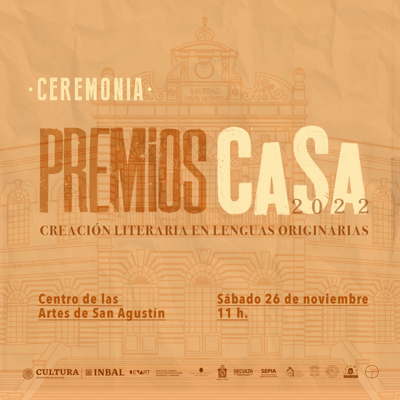 En ceremonía entregarán Premios CaSa en zapoteco, mazateco, mixteco y chinanteco