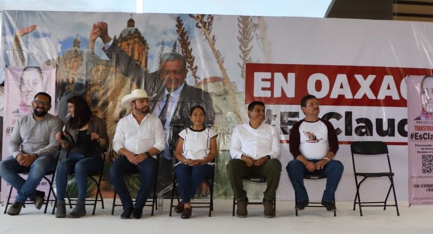 Encabezados por gobernador electo Salomón Jara, municipios de Oaxaca se decantan por Claudia Sheinbaum para Presidenta