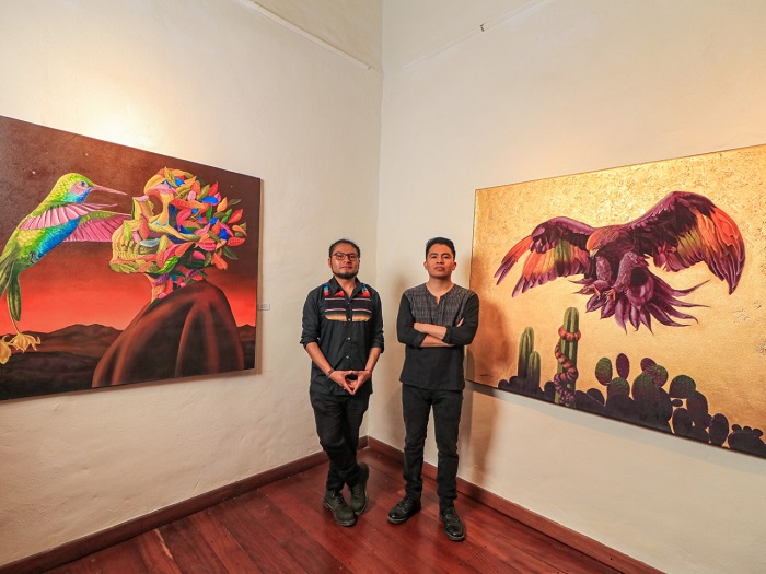 Raíces en resistencia. Muestra artística de Carlos Bazán y Hugo Pacheco en Colombia.