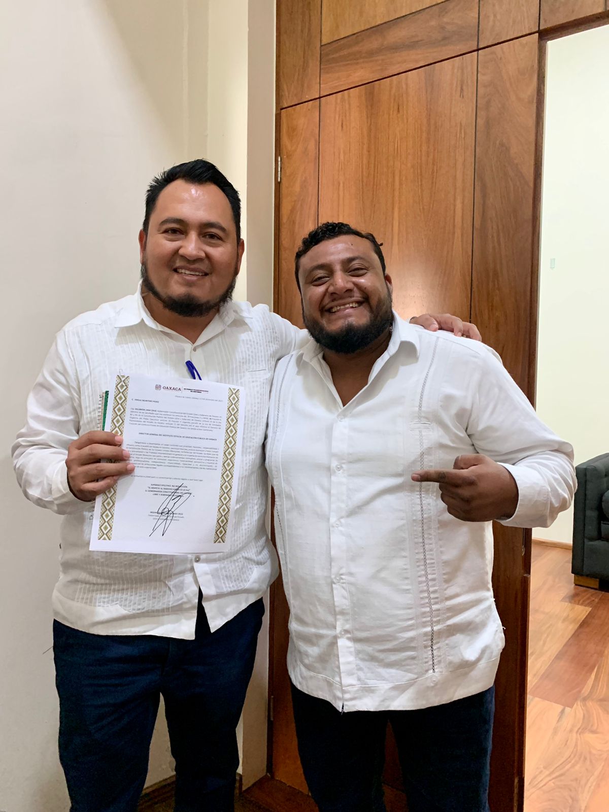 Emilio Montero sabrá abonar en la construcción de una mejor educación para Oaxaca: Miguel Sánchez Altamirano